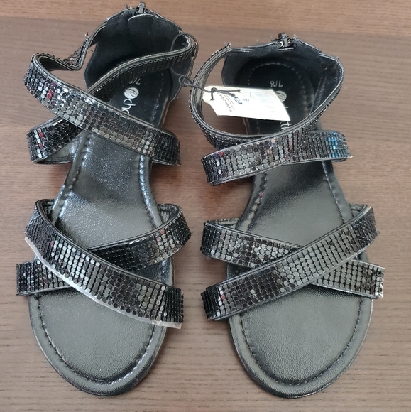chatties Shoes - NEW Chatties sparkly sandals 7/8 black